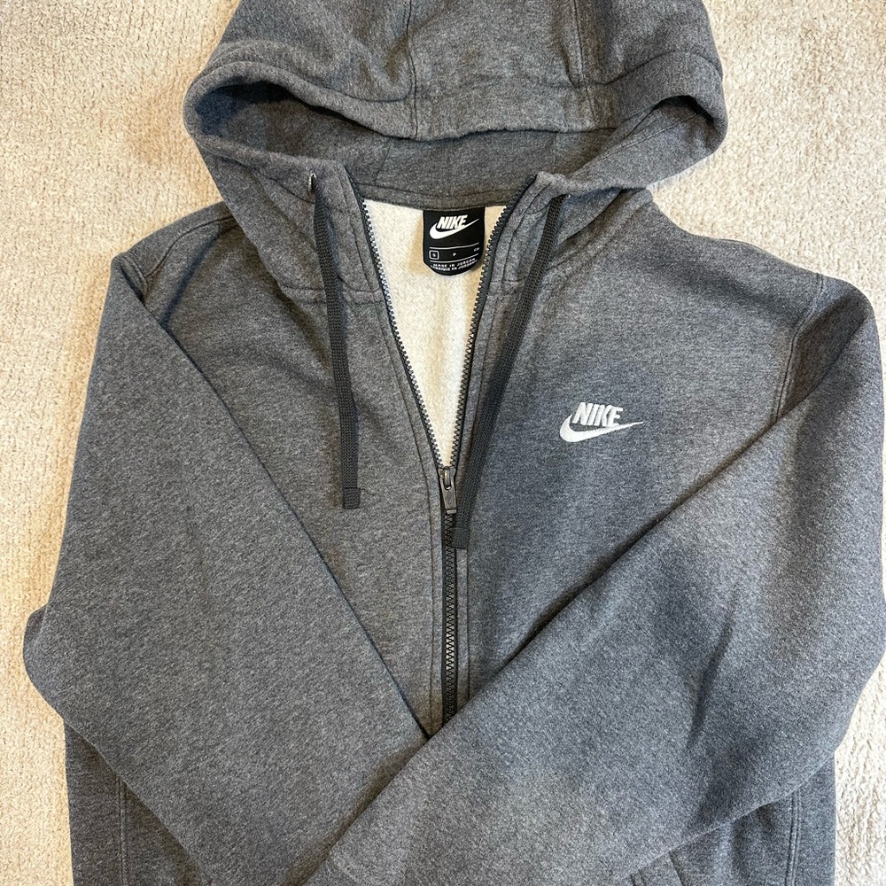 Nike Charcoal Full-Zip Hoodie